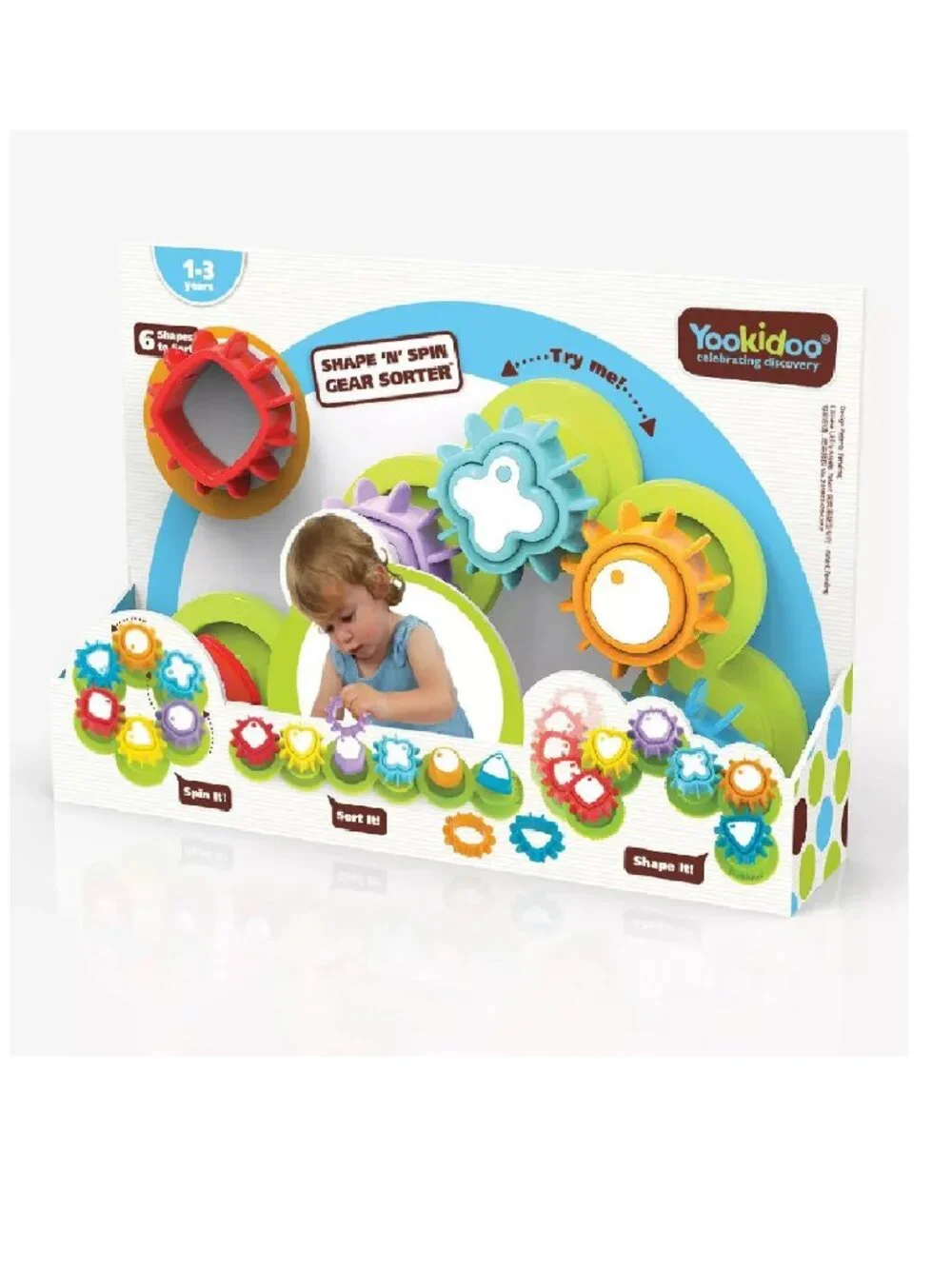 Spin Gear Sorter: Educational Focus Creative Thinking Stacking And Sorting Toys